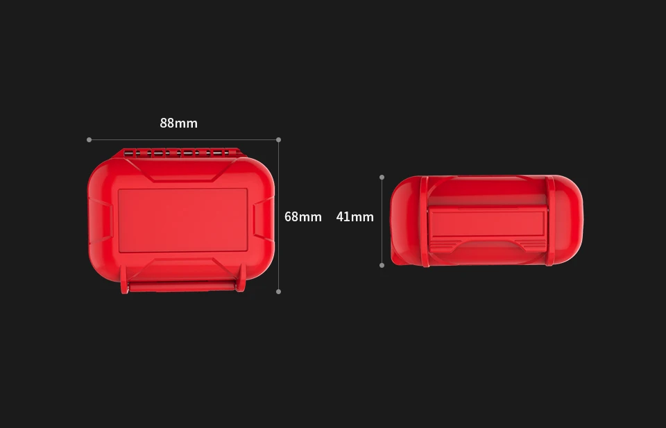 KZ ABS Смола водонепроницаемый ящик защита от падения защитный чехол портативный красочный портативный держатель сумка для хранения коробка аксессуары для наушников