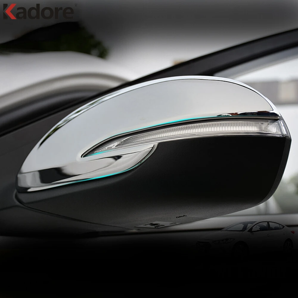 Для Hyundai Solaris акцент 2018 2019 2020 ABS хромированная крышка зеркала заднего вида Отделка