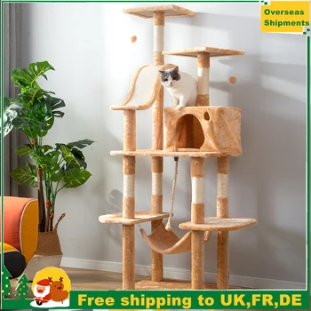 

170cm Cat Kitten Tree Cat Tower Climbing Scratching Post Cat Scratcher Activity Centre Cat Scratching Post Cat Tree House Toy