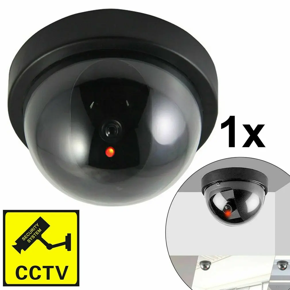 Мини CCTV камера поддельная/Манекен купольная Камера Flash rood Licht installeren Out/камера Скрытого видеонаблюдения Манекен CCTV камера