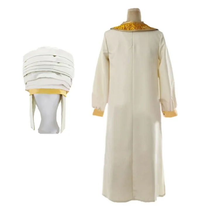 Goede Man Prince Aladdin Lamp Cosplay Halloween Stadium Kostuum Volwassen Kleding Set Broek met Hoed Jasmijn MV Kleding voor Man