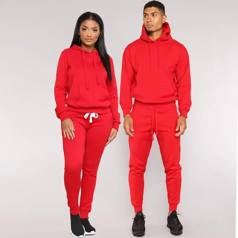 Neon Maschio Solido 2 Pezzi Set Tuta di Marca Degli Uomini di Coppia di  Usura casual Autunno Inverno Felpa Con Cappuccio + Coulisse Pantaloni Da  Jogging - AliExpress Men's Clothing