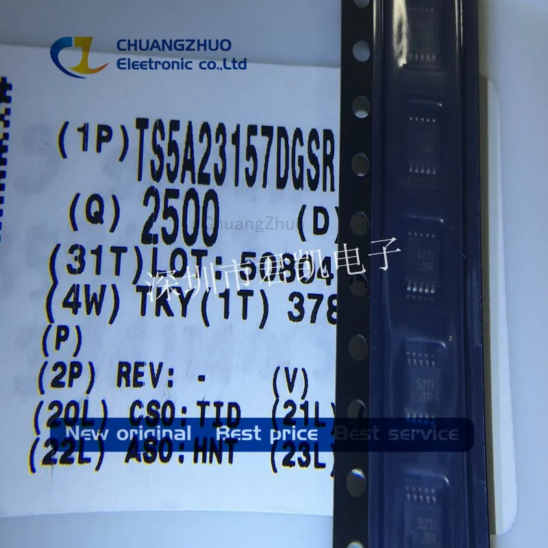 10 шт./лот TS5A23157DGSR переключатель двойной SPDT 10MSOP