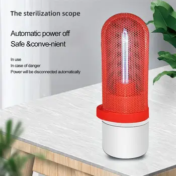 

Rechargeable Uv Sterilizer Light Home Ultraviolet Light Bulb UV Germicidal Lamp In Addition Mite Lights Ozone Sterilization Lamp