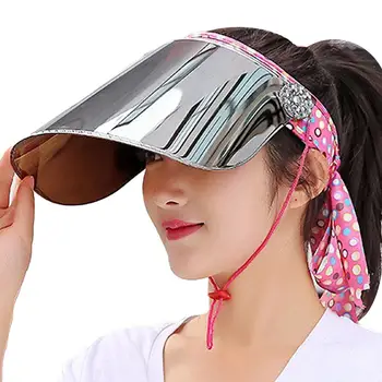 

Lady Protective Cap UV Protection Visor Shield Bucket Hat Face Protective Cover Sun Cap Hat Face Protective Cover Sun Cap