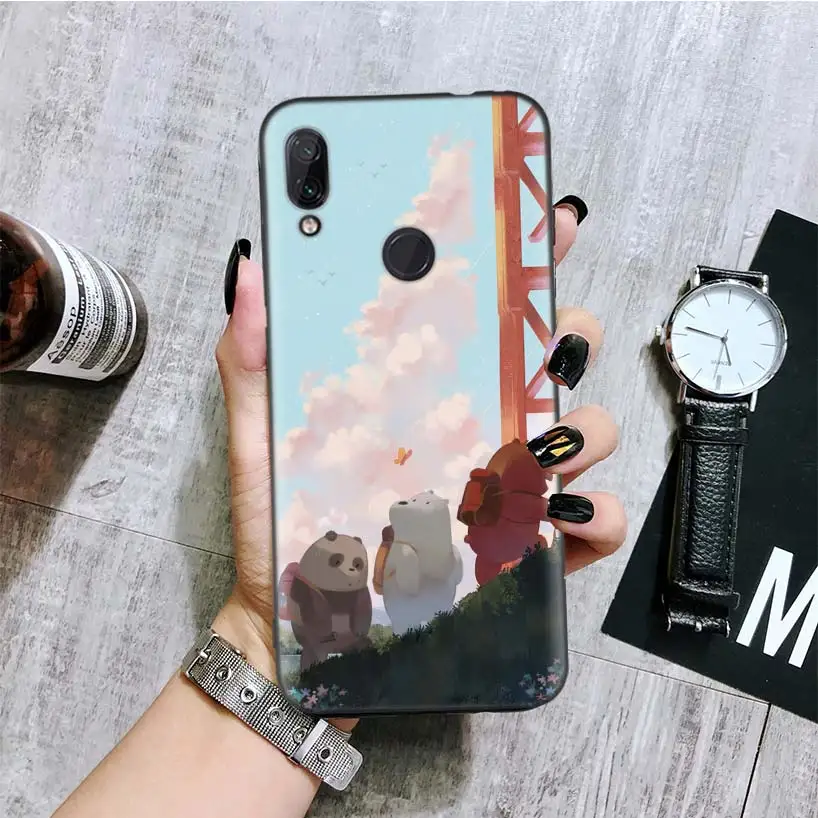 Мы вся правда о медведях черная крышка чехол для телефона для Xiaomi Redmi Note фотоаппаратов моментальной печати 8 7 7S 7A 6 S2 GO K20 Pro 6A mi 6X 5X A1 CC 9 8 Coque