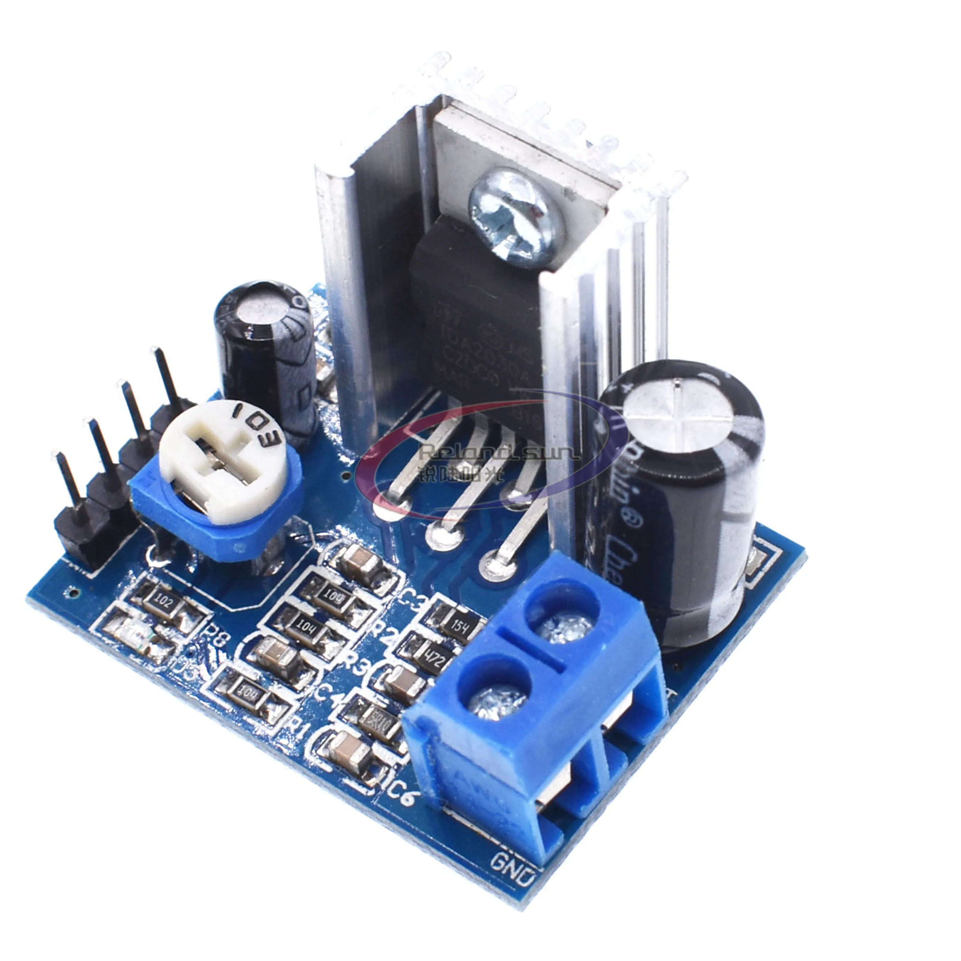 Audio Amplifier Diy Kit TDA2030A TDA2030 Amplificador Board AMP Single Power Supply Module Electronics 6-12V | Электронные