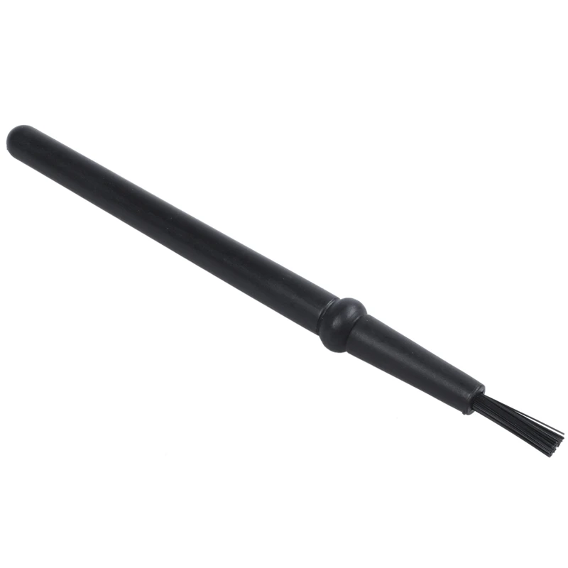 Black Round Handle PCB Cleaning Tool Anti Static Brush 5.5 inch