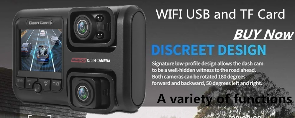 Vehemo видеорегистратор DVR ночное видение HD 1080P 170 ° g-сенсор зеркало заднего вида с TF Dashcam Обнаружение движения Камера вождения