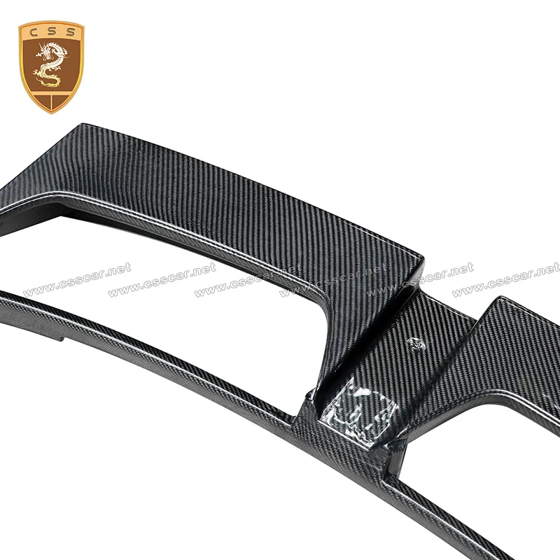 For Porsche 911 992 Carbon Fiber Car Rear Bumper Lip Spoiler - Body Kits -  AliExpress