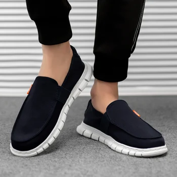 

GOODRSSON spring new casual shoes trendy men's peas shoes men's lazy shoes breathable pedal men's shoes to absorb sweat