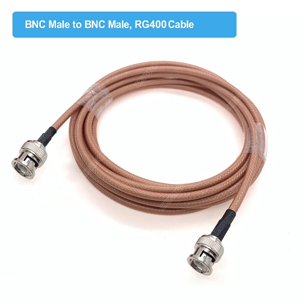 Bevotop-rf Cabo Coaxial Cabo Rg400 Duplo Blindado Plugue Macho Bnc Alta Qualidade Baixa Perda 503 50 Ohm Adaptador de Jumper