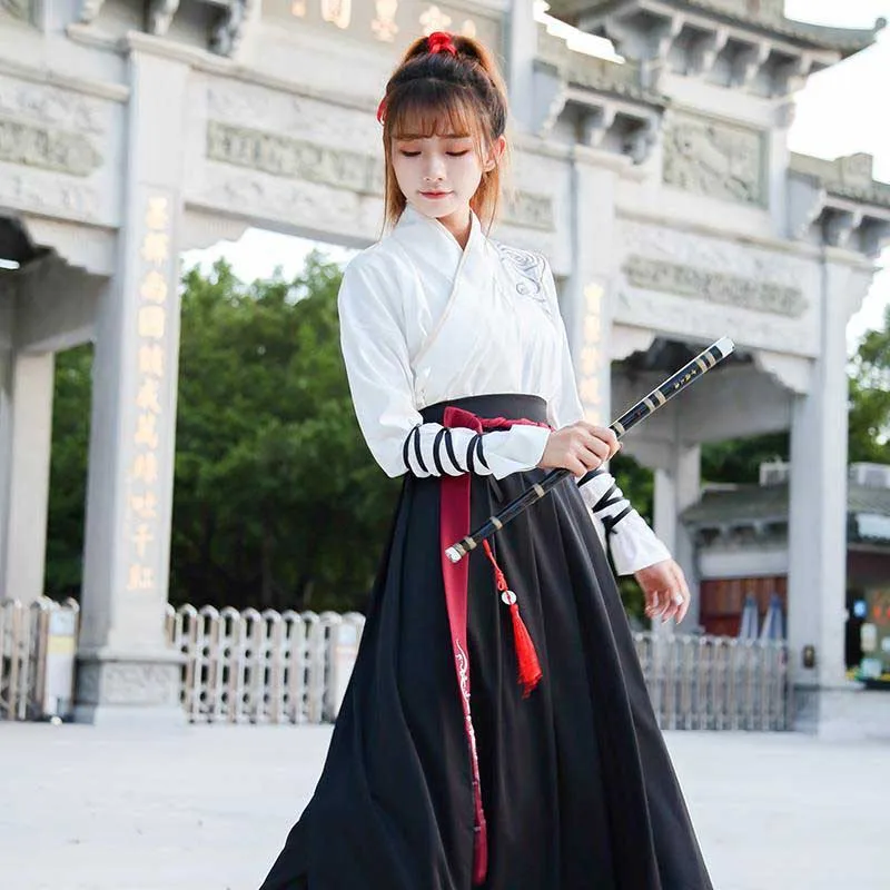Платье NiceMixHanfu Женский костюм для косплея в древнем китайском стиле традиционная