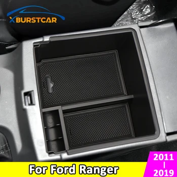 

Car Central Armrest Storage Box Container Holder Tray for Ford Ranger 2011-2019 Console Central Armrest Storage Box Car Styling
