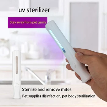 

alloet Dual Tube UVC Sterilization Stick Home Disinfection Lamp UV Sanitizer Light for Home School Hotel Pet Area Dropship