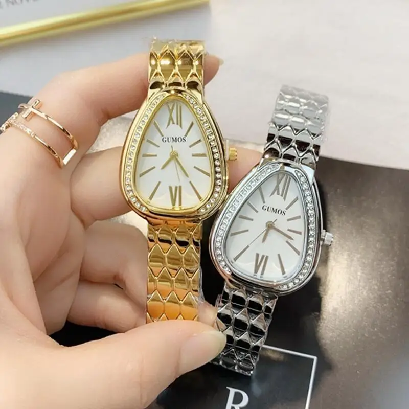 

Fashion casual Analog Quartz Watch Women leisure Luxury Wristwatch Stainles Steel lady Dress party clock oringin model best gift