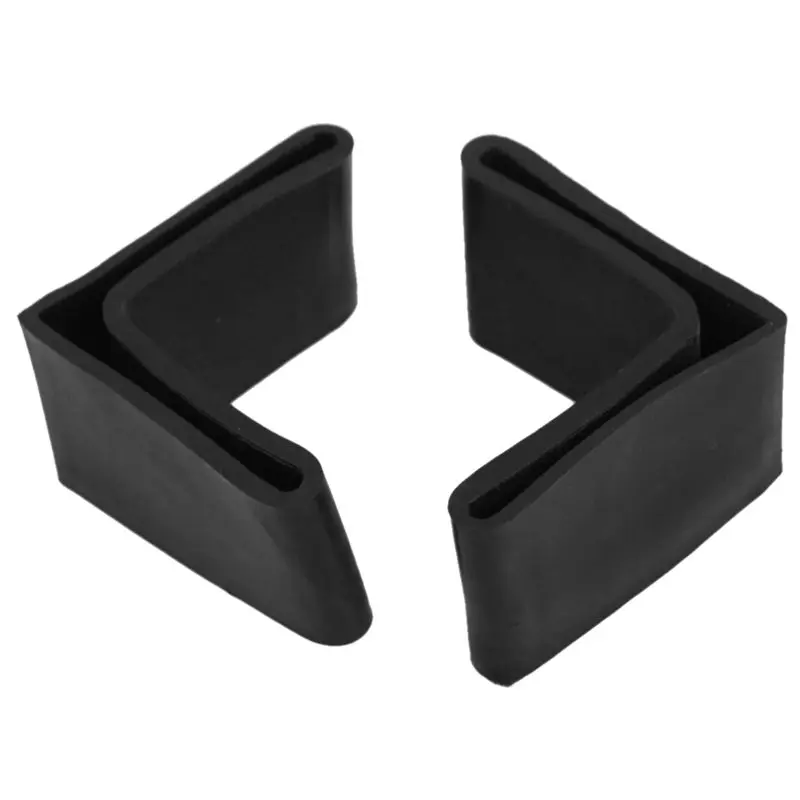 

Hot XD-10 Pcs 50mm x 50mm L Shaped Furniture Angle Rubber Foot Covers
