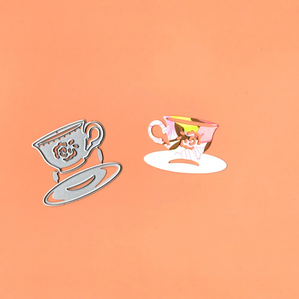 

Cup Metal Cutting Dies Stencil Template for DIY Embossing Paper Photo Album Cards Making Dies Scrapbooking Gift Decor 2019
