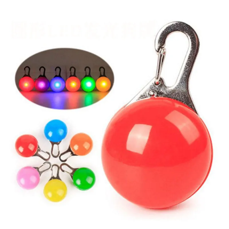 

Puppy Dogs Cat Luminous Identify Light Pendant Pet Pendant Safety LED Flash Light Glow Collar