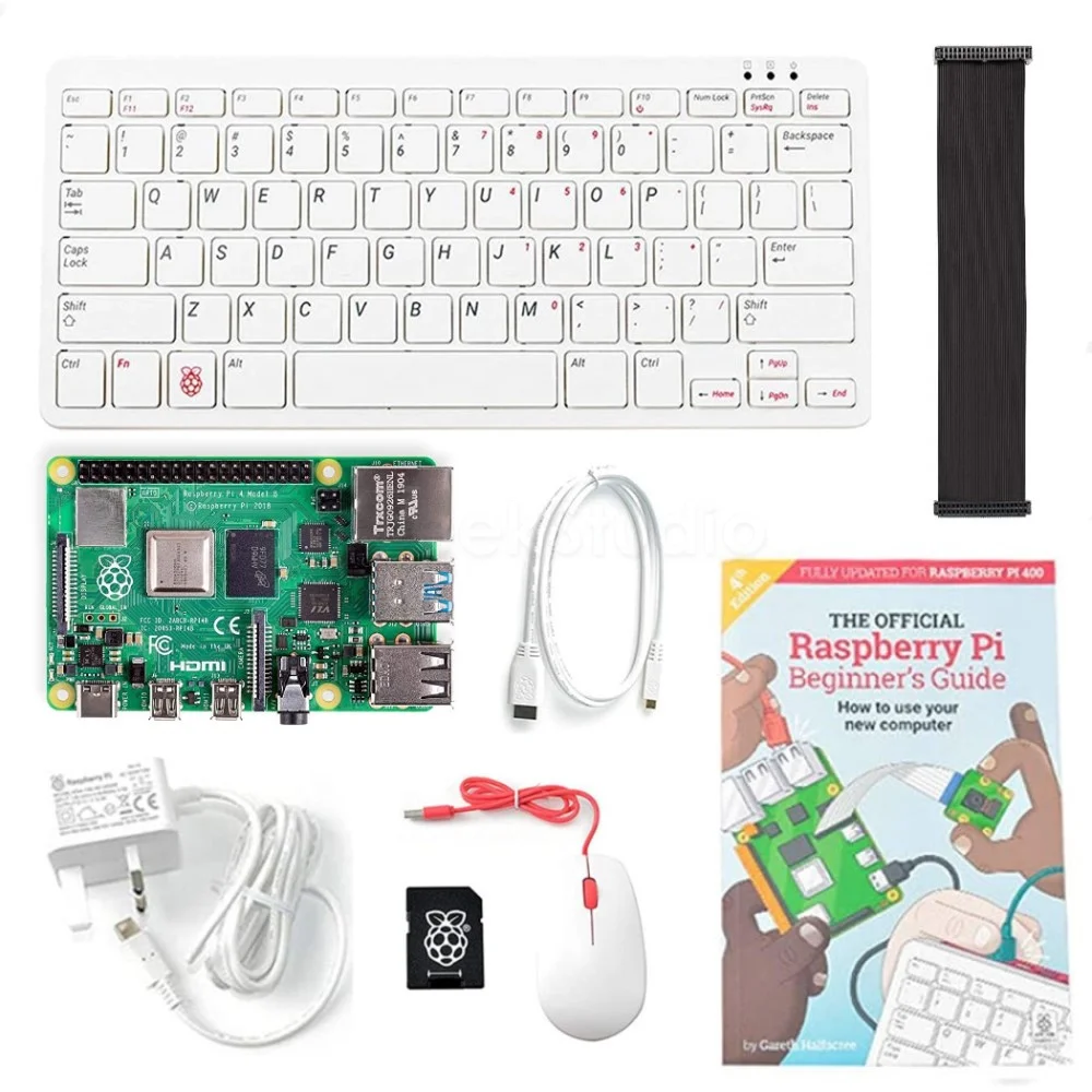 Raspberry Pi 400 Keyboard Personal Computer Kit Keyboard with a Built ...