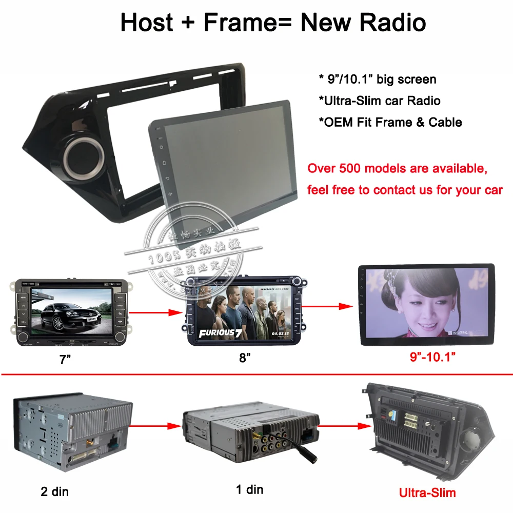 

HANGXIAN 2 Din автомобильный радиоприемник рамка для Mitsubishi ASX 2013 автомобильный DVD GPS плеер панель приборной панели установочная рамка облицовка