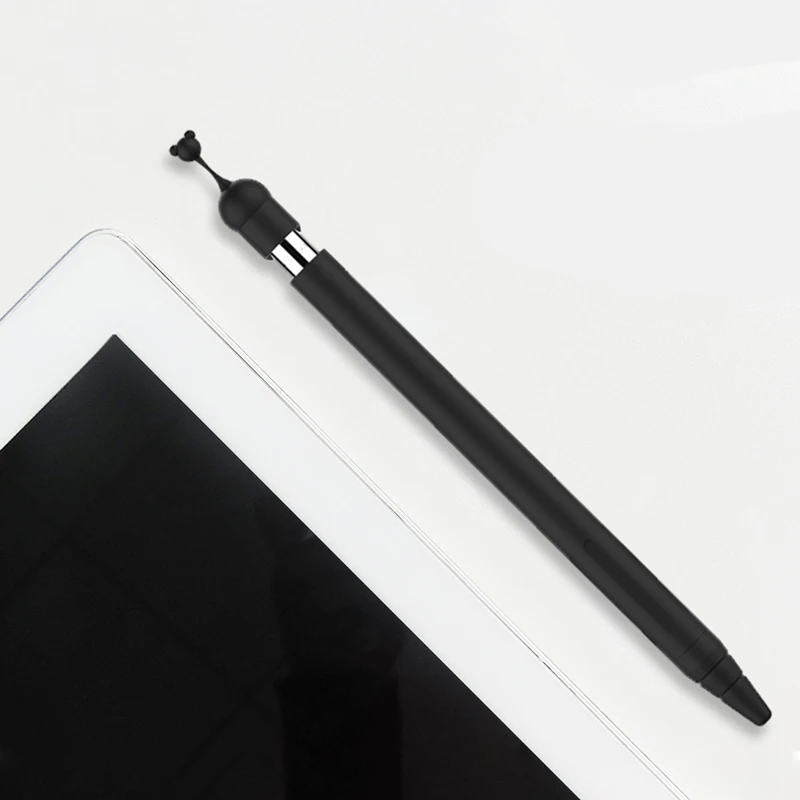 Мягкий силиконовый чехол для Apple Pencil, 1 чехол, совместимый с iPad, 1 планшет, стилус, защитный чехол, защита от потери