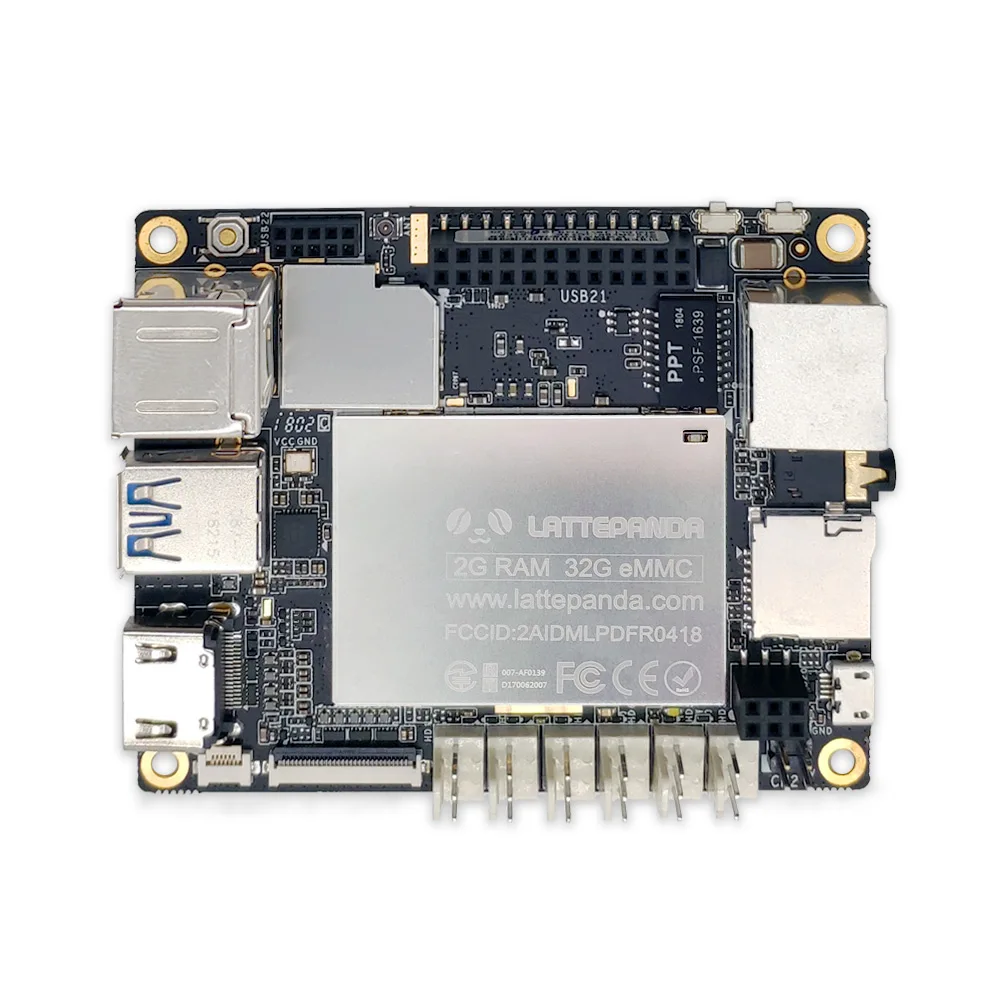 Плата lattepanda 4G+ 64 GB, Intel X86 X64 Z8350 quad core 1,8 GHz Full Windows10/Linux ArduinoATmega32u4 на плате, глубокое обучение