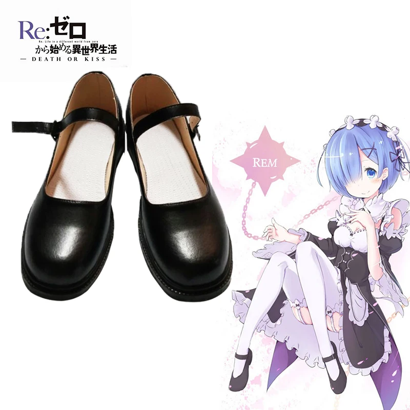 Холщовые туфли для косплея Rem cos Re:Life in a другой мир от zero модная повседневная обувь