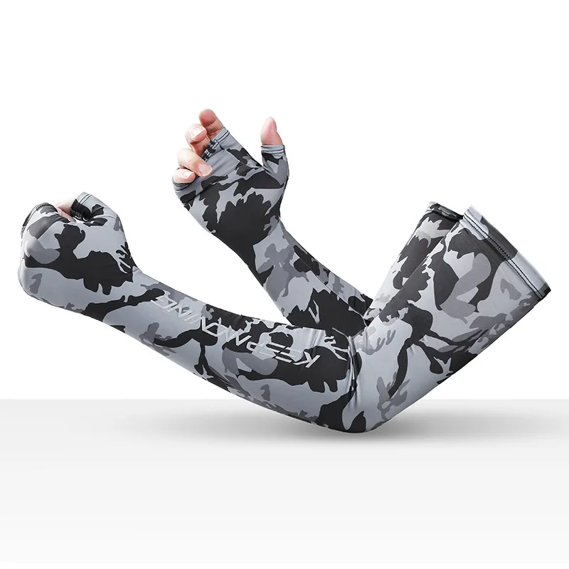 Spring Summer Sleeves Cycling Cuff for Men Sports Outdoor Camouflage Cool Glove Women Arm Sleeves Sun Protection Ice Silk Warmer tattoo arm sleeves
