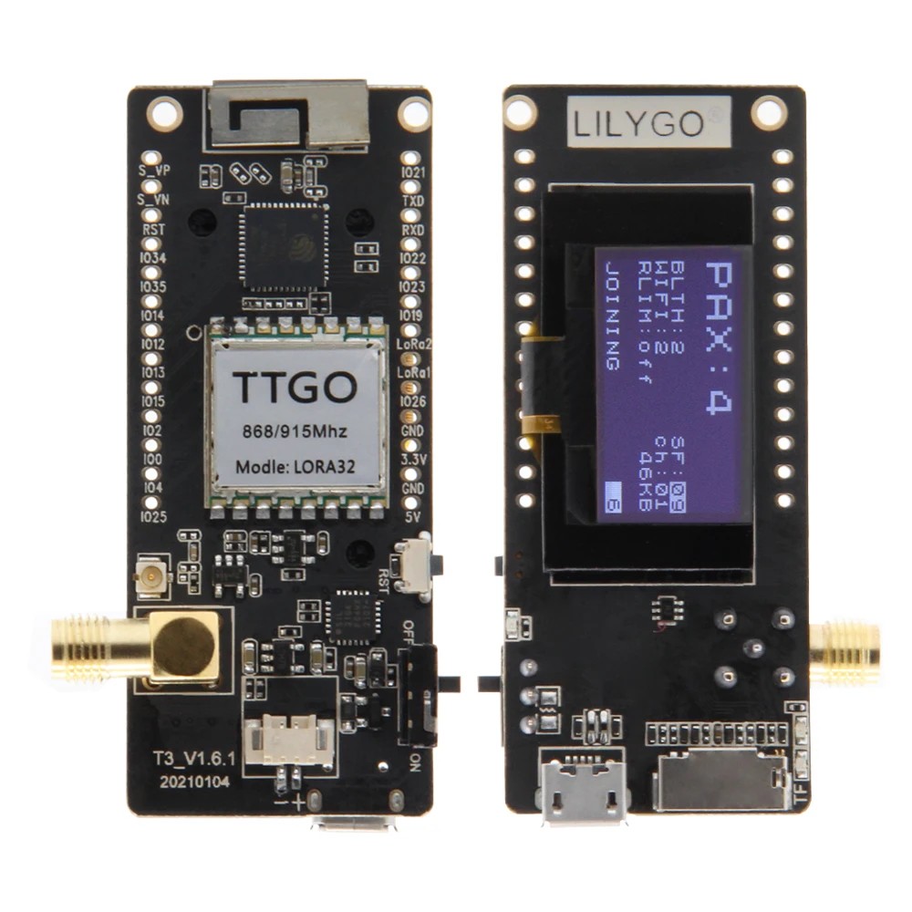 LILYGO® TTGO Disaster-Radio LoRa32 V2.1 Development Board ESP32 LoRa Module 433MHz 868MHz 915MHz WIFI Bluetooth 0.96-Inch OLED