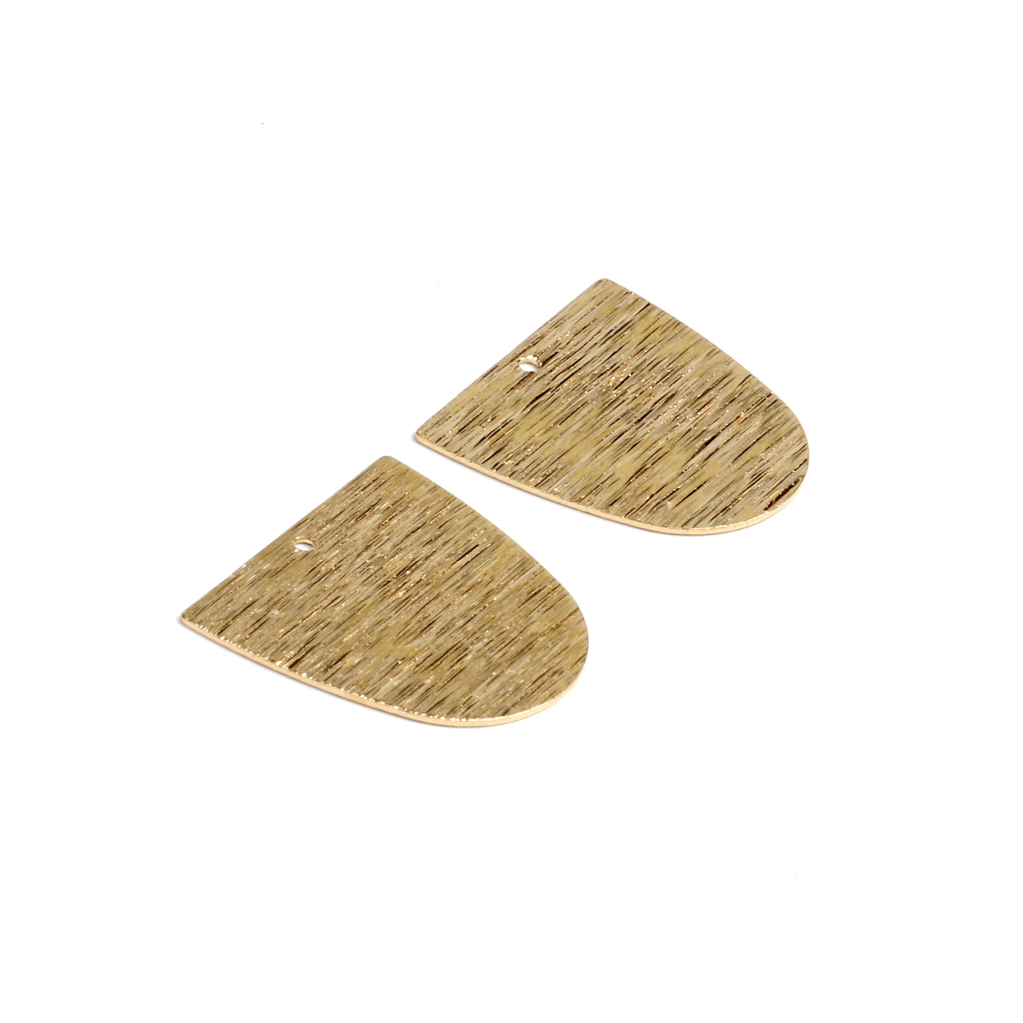 Brass Textured Charms Earring Findings Geometry Shape Blanks With 1 Hole Fit For DIY Necklace 20X20mm-RB1361 | Украшения и