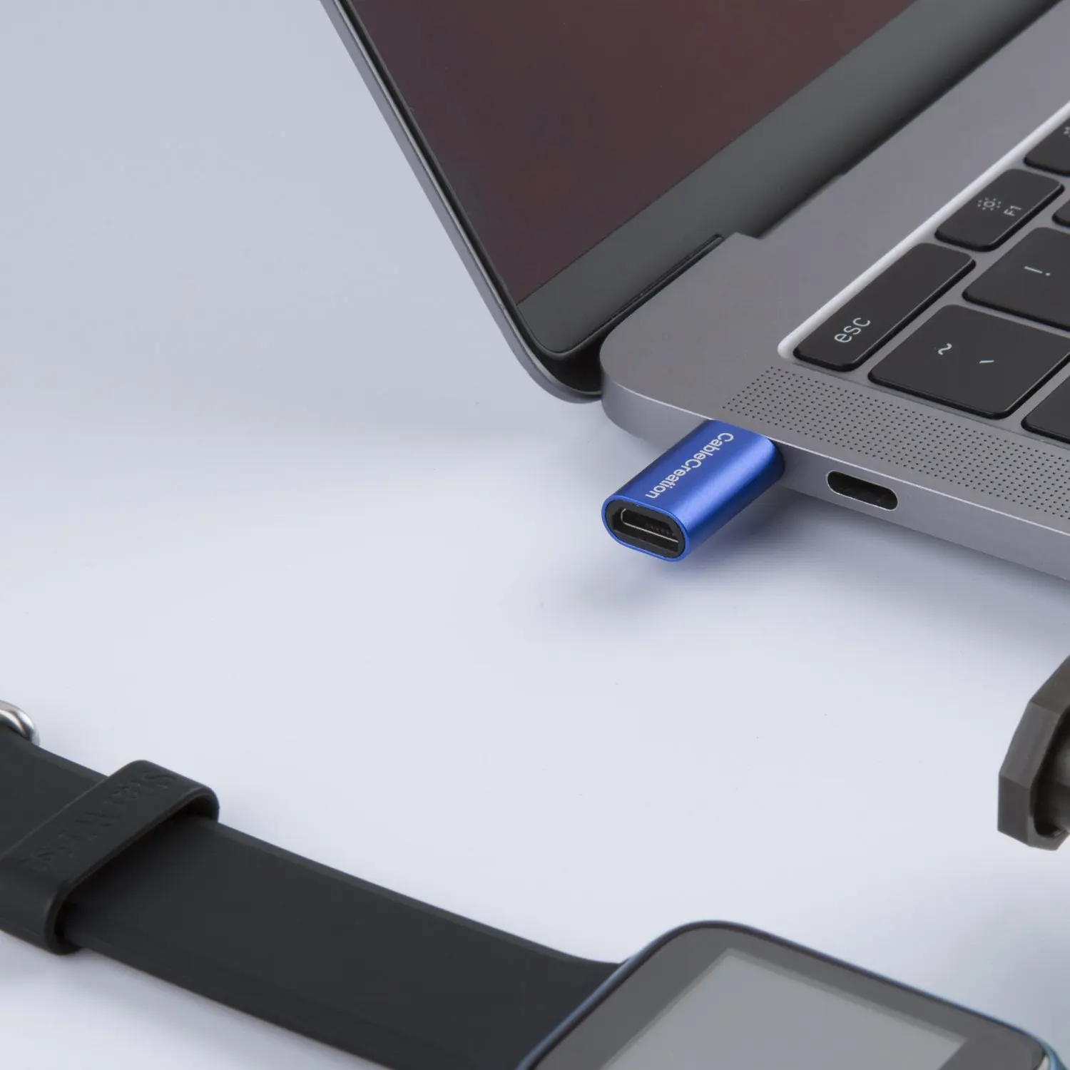 USB-C to Micro USB Adapter, Micro USB Female to USB Type C Male Adapter, Data& Charging with 56K Resistor Compatible Sony XZ