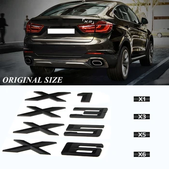 

Durable Compatible Car Trunk Sticker For BMW E90 E60 E46 E39 E83 F25 F15 F16 F85 F48 E53 E70 E84 X1 X3 X5 X6 GT Letter Sticker