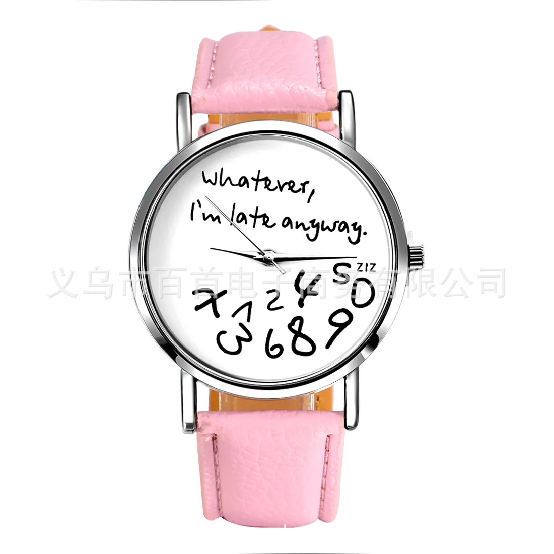 

Creative Lettered Cool Watch Casual Fashion Students Watch Hot Selling Couples Quartz Watch