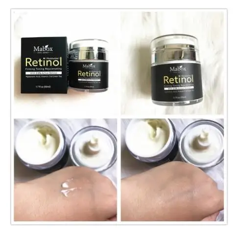 MABOX Retinol 2.5% увлажнитель для лица Крем Антивозрастной, антиакне гиалуроновой кислоты витамин е и зеленый чай отбеливающий крем Прямая поставка