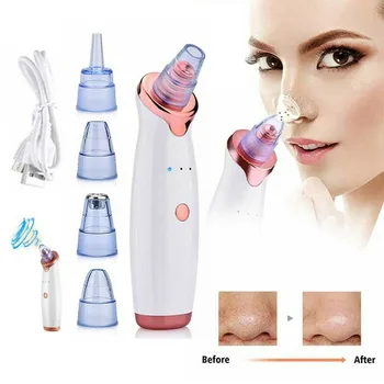 

Blackhead Remover Face Deep Pore Cleaner T Zone Nose Acne Pimple Removal Vacuum Suction Facial SPA Skin Care Tool