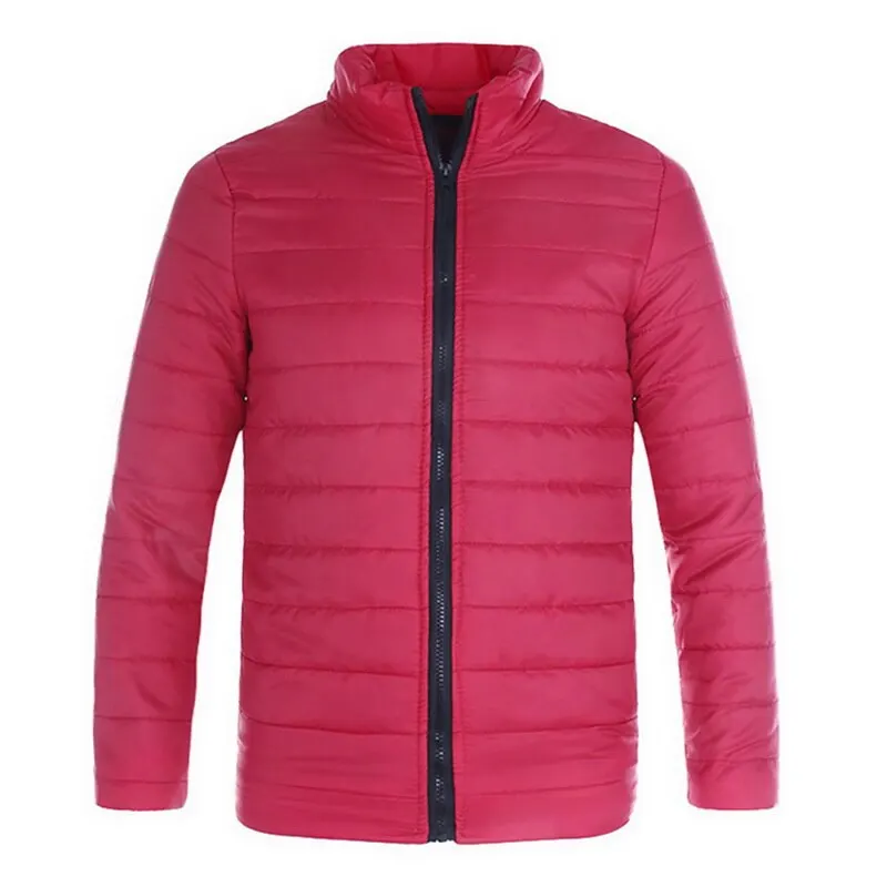 color 2 CALOFE, модное зимнее пальто для мужчин, куртки с хлопковой подкладкой, мужские парки со стоячим воротником, повседневные однотонные мужские плотные топы размера плюс - Color: color 2