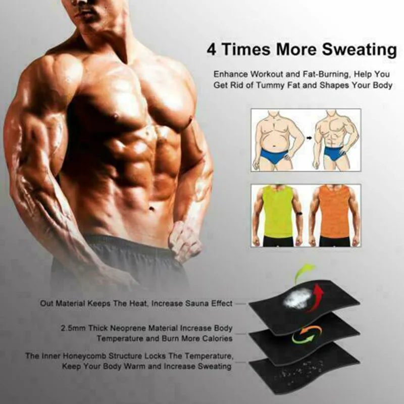 Женский и мужской пояс для тренировки талии живота контроль триммер сауны пота