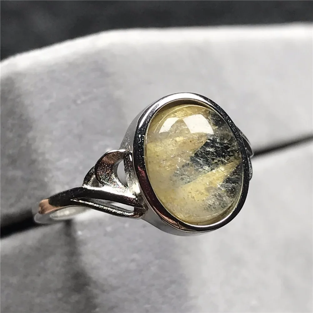 Gold Rutilated Quartz Ring (134)
