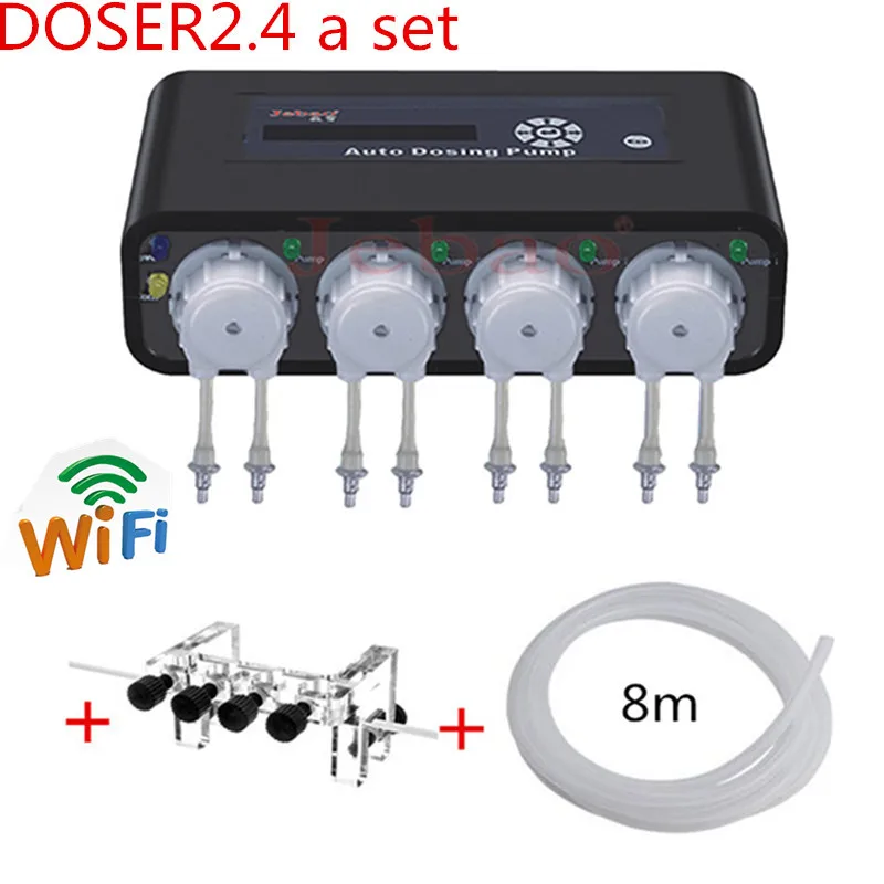 JEBAO JECOD DP2 DP3 DP4 DP-2 DP-3 DP-4 DP3S DP4S DP-3S DP-4S автоматическое дозирование насос автоматический дозатор для морской рифовый аквариум JEBAO DOSER3.4 DOSER2.4 DOSER-3.4 DOSER-2.4 DP-4 DP4 - Цвет: Jebao DOSER2.4 a set