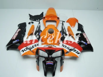 

New ABS Injection Mold motorcycle Fairings 100% Fit For Honda CBR600RR F5 05 06 2005 2006 fairings bodywork set Orange