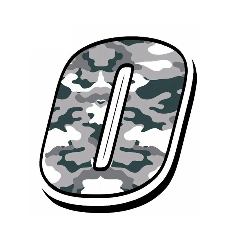 

13cm X 10cm Hot Sell Creative Racing Numbers CAMOUFLAGE GRAY Stickers Car Sticker Accessories Car Styling Cover Waterproof PVC