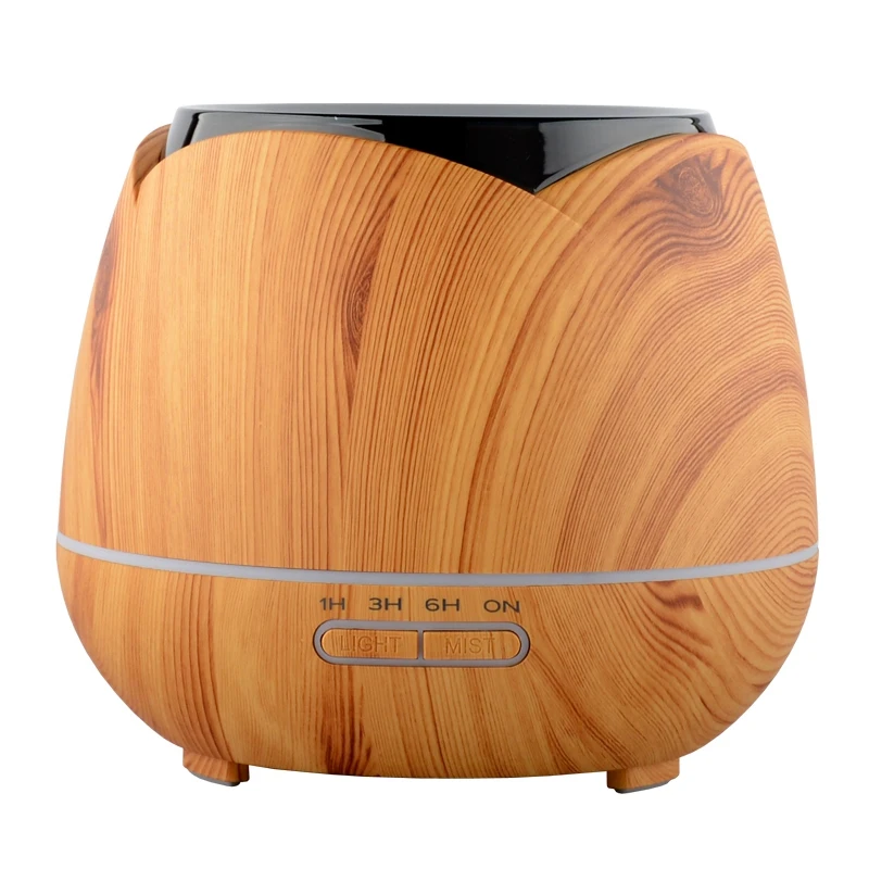 HOT！-400Ml Ultrasonic Humidifier Air Aromatherapy Diffuser For Home And Room Aroma Essential Oil Diffuser Us Plug
