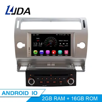 

LJDA 1 Din 7 Inch Android 10 Car DVD Player For Citroen C4 Quatre Triumph Wifi GPS Radio 2G RAM Touch Screen GPS Radio WIFI Map