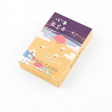 28 листов/набор счастливый ум Памятка серии ломо карты мини Открытка DIY Поздравительная открытка День рождения письмо Подарочная Открытка 52*80 мм