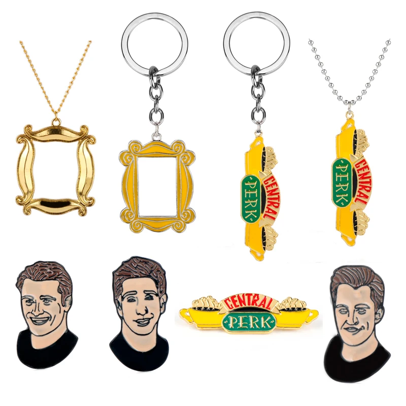 Американский ТВ показать брошка Друзья Pin Центральная кофейня Кофе ВРЕМЯ