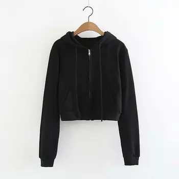 

2020 WOMEN 18 spring and autumn European and American style fashion wild short section open umbilical
