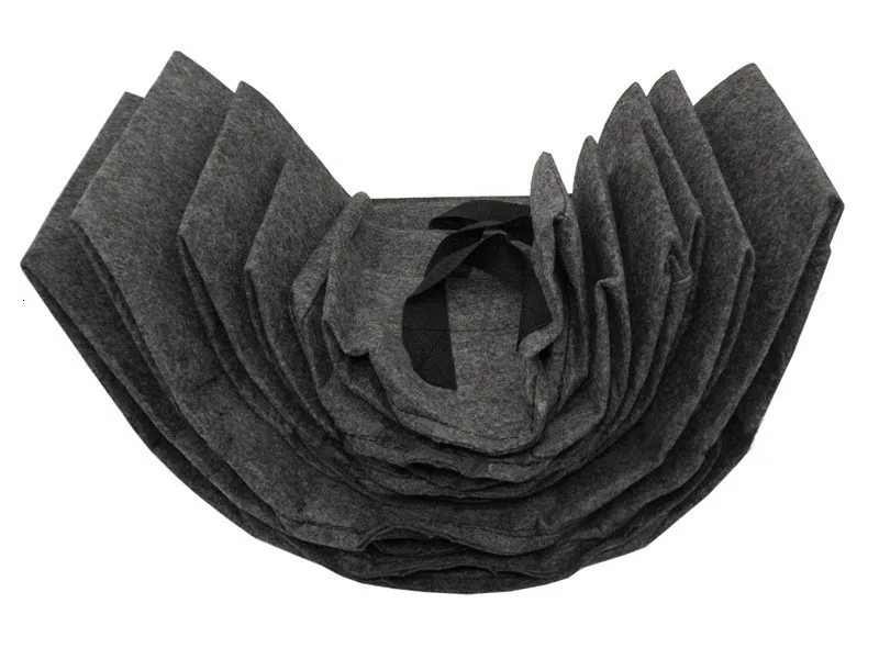 5 размеров серые фетровые горшки садовый пакет для выращивания растений садовые