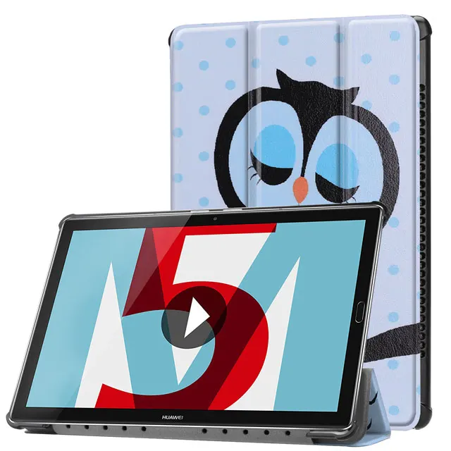 Чехол для huawei MediaPad M5 10,8 с откидной подставкой, умный чехол из искусственной кожи, чехол для huawei Mediapad M5 10 Pro CMR-AL09/W09, чехол для планшета - Цвет: Mao Tou Ying