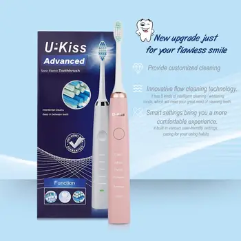 

ABS Waterproof Portable Sonic Electric Toothbrush USB Charging Improve Dental Plaque Reduce Bleeding Gums Tartar Problems